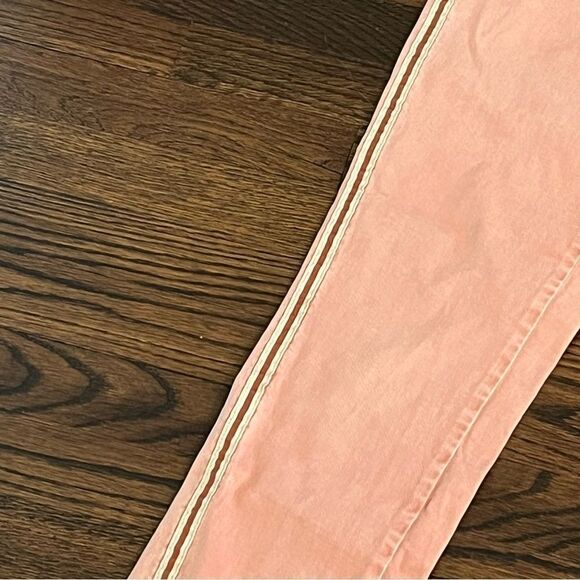 Women's Anthropologie Coral Relaxed Chino Pants - Picture 4 of 10